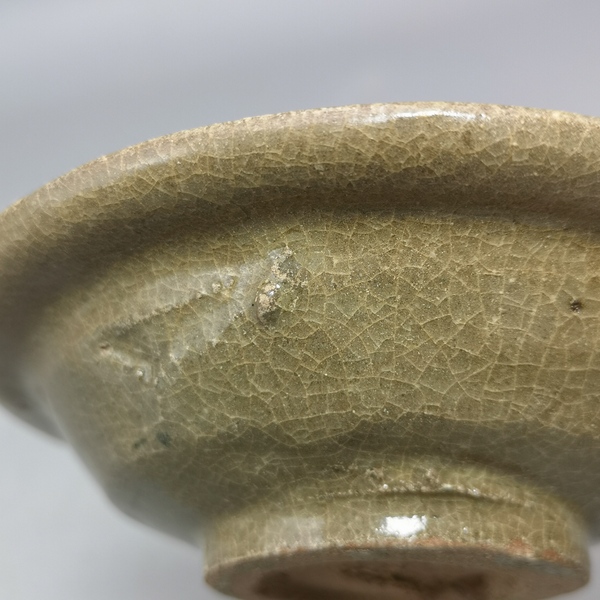 古玩陶瓷米黃釉盤拍賣,當前價格1300元
