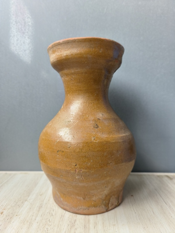 古玩轉賣黃釉盤口漢壺拍賣，當前價格4888元