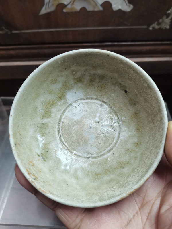 古玩陶瓷晉代越窯青釉缽盞拍賣,當前價格3000元