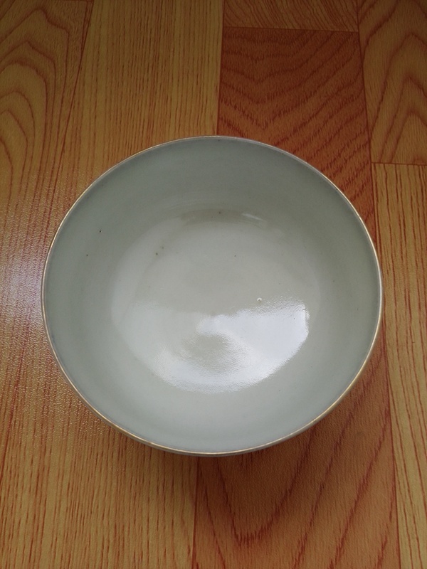 古玩陶瓷花卉紋彩瓷蓋碗拍賣,當前價格450元