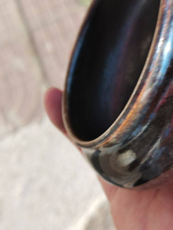 古玩陶瓷醬釉水洗清代的窯變水洗。文房用品上手漂亮的很。拍賣,當前價格1111元