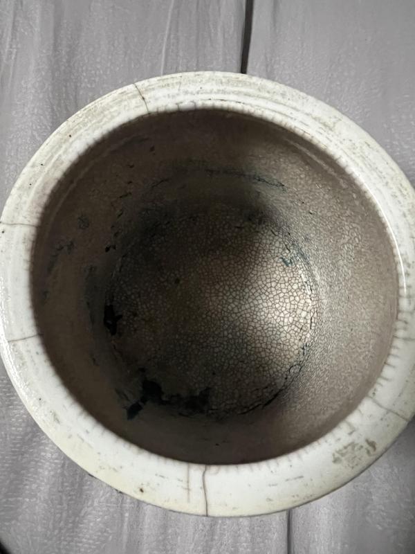古玩陶瓷哥釉***花鳥紋筆筒拍賣,當前價格8888元