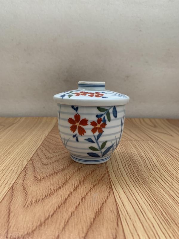 古玩陶瓷花卉紋蓋罐拍賣,當前價格160元