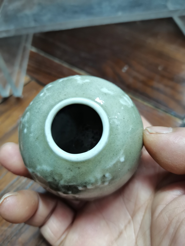 古玩陶瓷青花梅花紋水盂拍賣,當前價格7000元