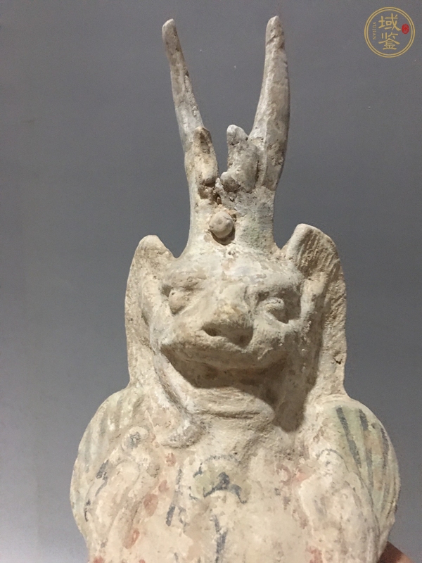 古玩陶瓷鎮(zhèn)墓天魔獸 真品鑒賞圖