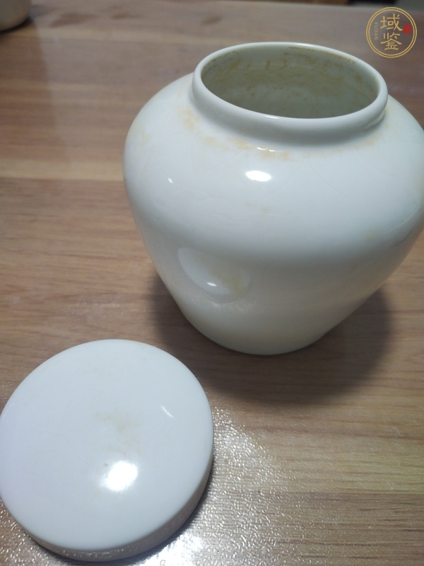 古玩陶瓷白釉劃花茶具真品鑒賞圖