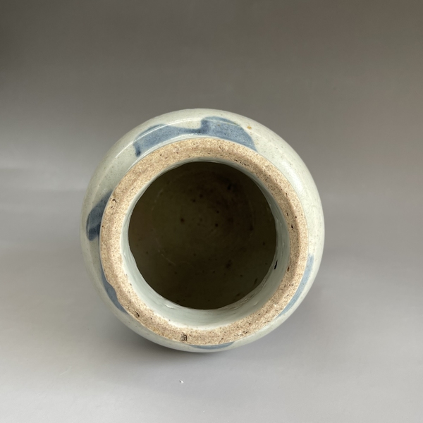 古玩陶瓷青花福字紋罐拍賣,當前價格950元