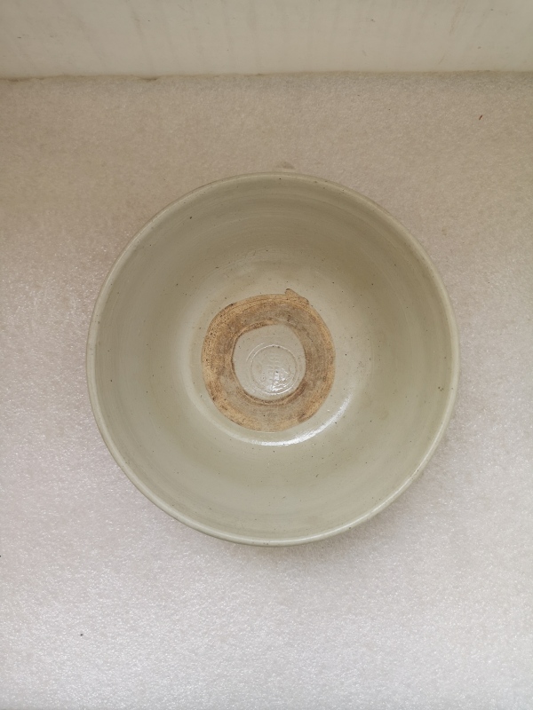 古玩陶瓷元末明初磁州窑寿字碗拍卖，当前价格1100元