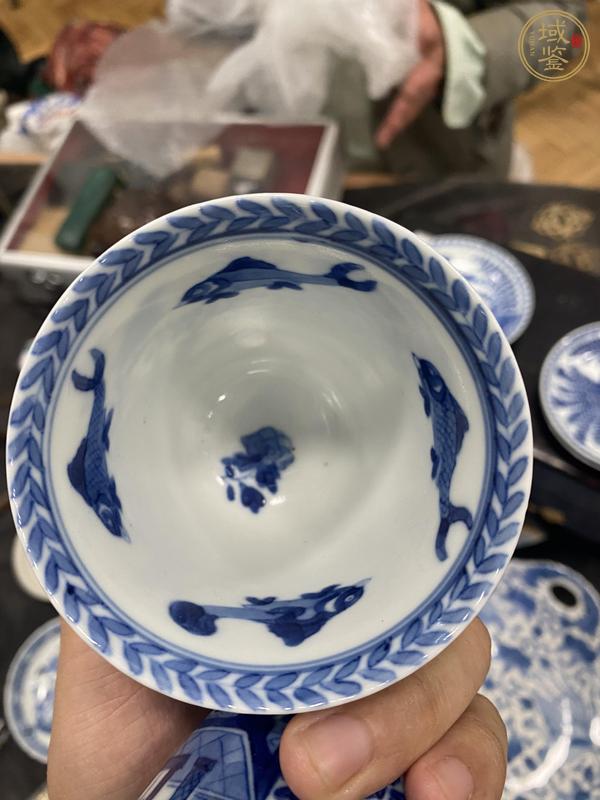 古玩陶瓷青花杯碟真品鑒賞圖