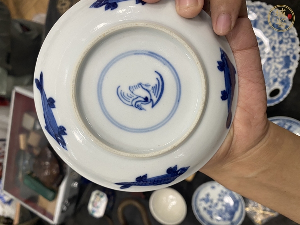 古玩陶瓷青花杯碟真品鑒賞圖