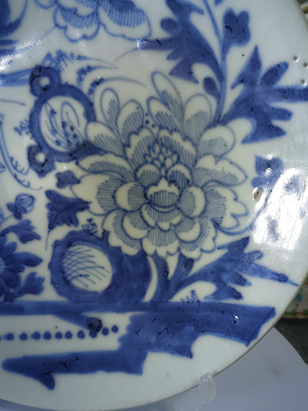 古玩陶瓷清早中期德化窯青花鳳凰牡丹花紋盤拍賣,當(dāng)前價(jià)格2498元