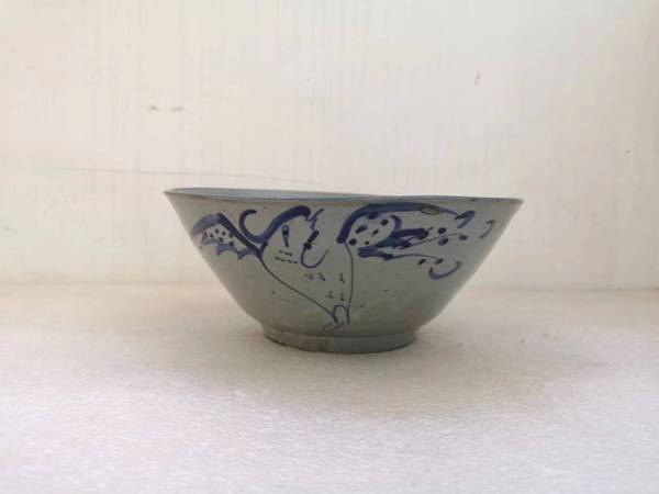 古玩陶瓷青花碗拍賣(mài),當(dāng)前價(jià)格580元