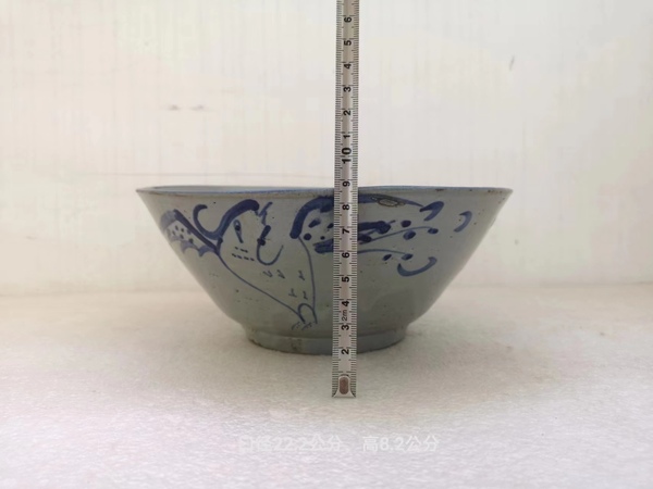 古玩陶瓷青花碗拍賣(mài),當(dāng)前價(jià)格580元