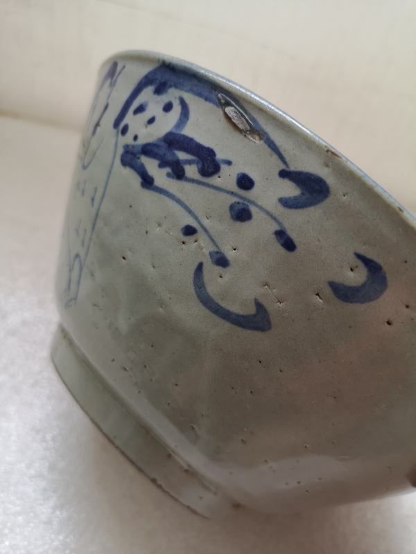 古玩陶瓷青花碗拍賣(mài),當(dāng)前價(jià)格580元