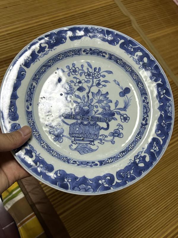 古玩陶瓷青花花卉紋折腰盤拍賣,當(dāng)前價(jià)格2500元