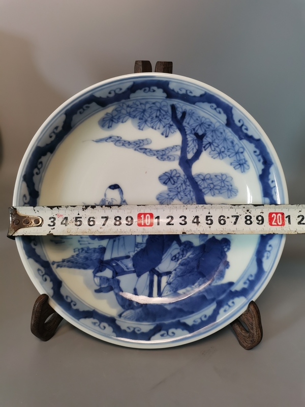 古玩陶瓷【保真過】晚清青花 知音盤拍賣,當(dāng)前價(jià)格0元