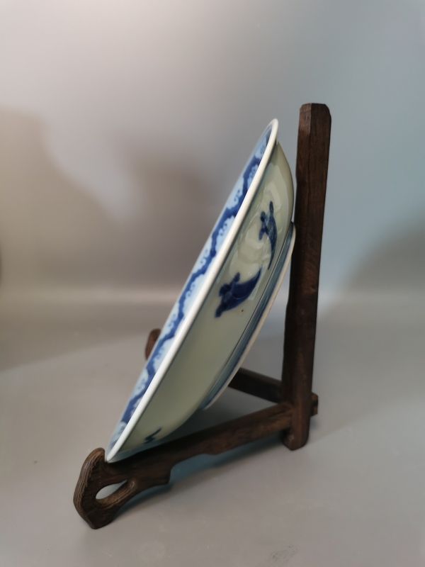 古玩陶瓷【保真過】晚清青花 知音盤拍賣,當(dāng)前價(jià)格0元