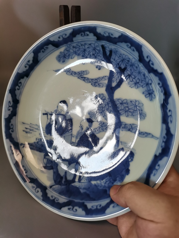 古玩陶瓷【保真過】晚清青花 知音盤拍賣,當(dāng)前價(jià)格0元