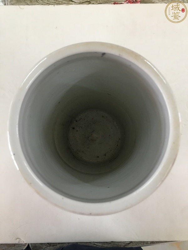 古玩陶瓷淺絳彩山水紋風景帽筒拍賣,當前價格6800元