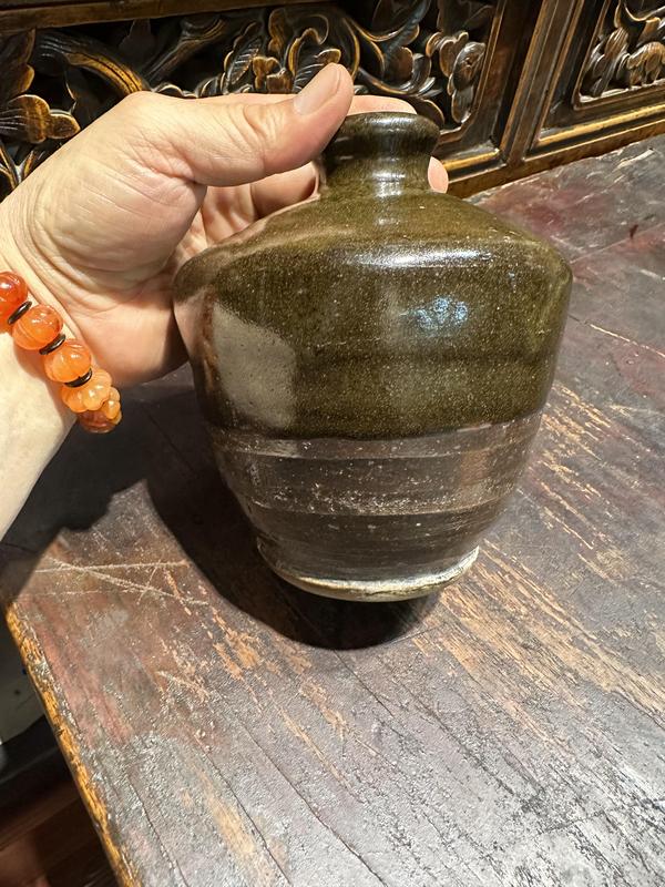 古玩陶瓷磁州窯茶葉末釉梅瓶拍賣,當(dāng)前價格1299元