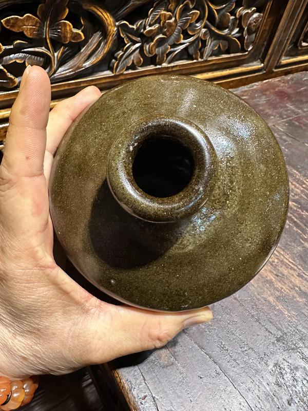 古玩陶瓷磁州窯茶葉末釉梅瓶拍賣,當(dāng)前價格1299元