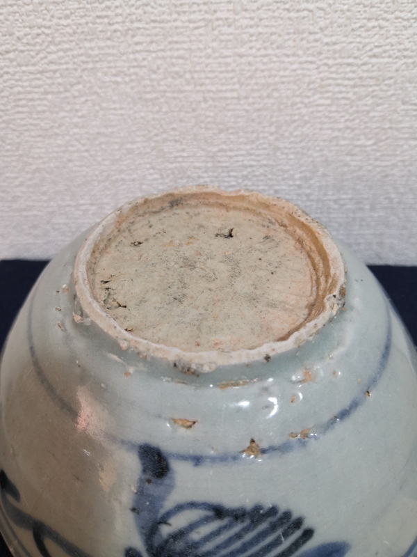 古玩陶瓷青花花卉紋碗拍賣,當前價格1500元