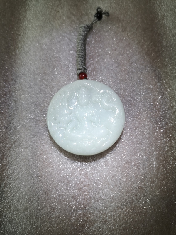 古玩玉器天然翡翠雕“御龍觀音”掛牌拍賣,當(dāng)前價(jià)格850元