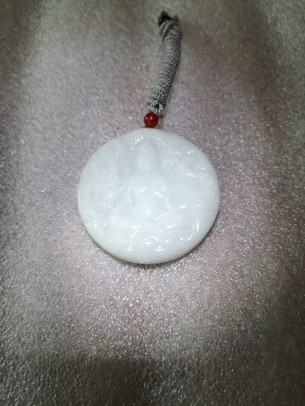 古玩玉器天然翡翠雕“御龍觀音”掛牌拍賣,當(dāng)前價(jià)格850元