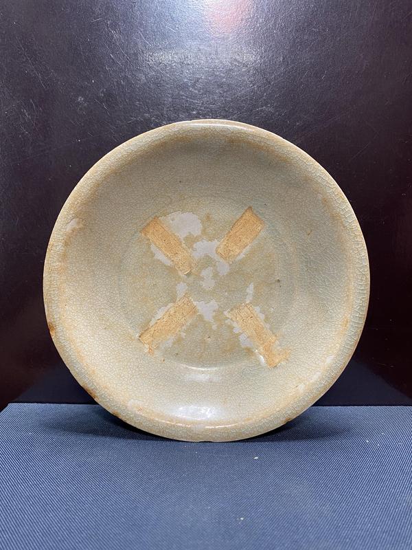 古玩陶瓷五代,十字紋盤拍賣,當前價格1880元