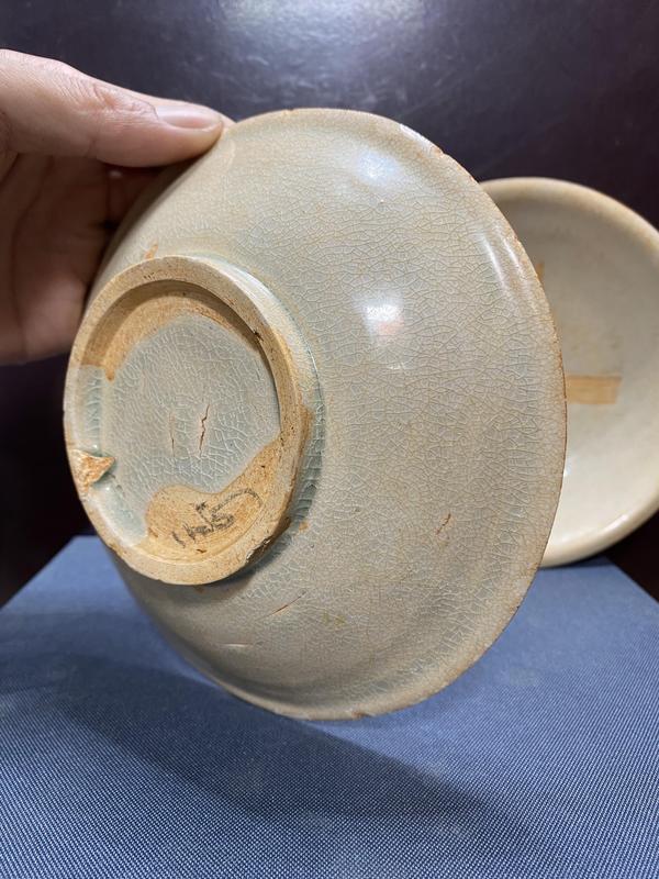 古玩陶瓷五代,十字紋盤拍賣,當前價格1880元
