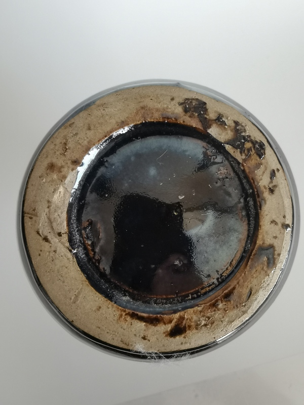古玩陶瓷明清?黑釉撇口瓶拍賣,當前價格1200元