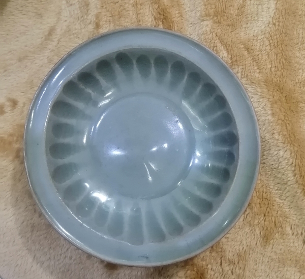 古玩陶瓷南宋龍泉窯乾坤洗拍賣,當前價格8800元