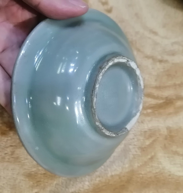 古玩陶瓷南宋龍泉窯乾坤洗拍賣,當前價格8800元