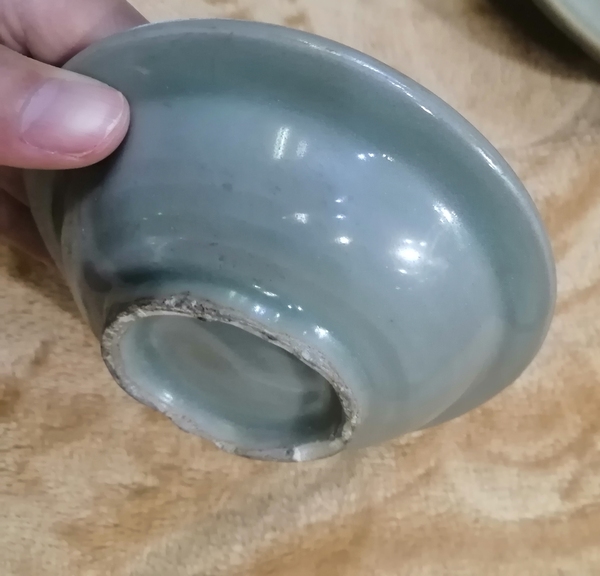 古玩陶瓷南宋龍泉窯乾坤洗拍賣,當前價格8800元