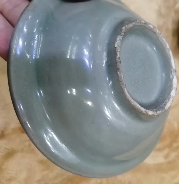 古玩陶瓷南宋龍泉窯乾坤洗拍賣,當前價格8800元