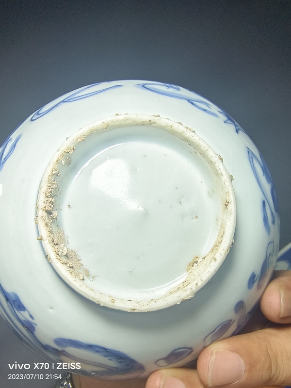 古玩陶瓷明晚期青花碗拍賣,當前價格3250元