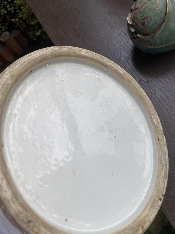 古玩陶瓷山水紋青花冬瓜罐拍賣,當(dāng)前價(jià)格6520元