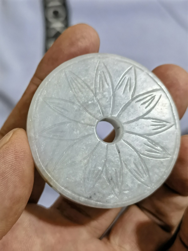 古玩玉器翡翠璧拍賣，當前價格300元