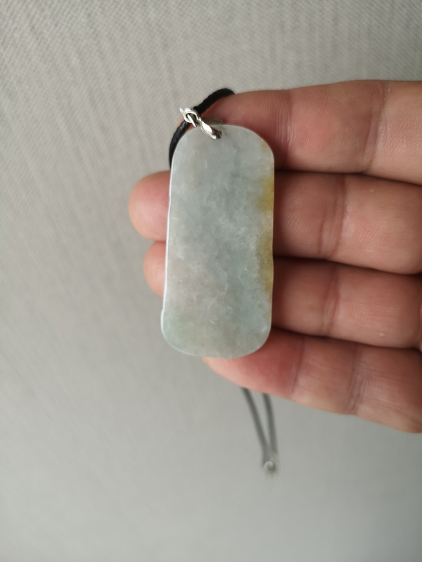 古玩玉器天然翡翠雕“山水”牌拍賣,當前價格298元