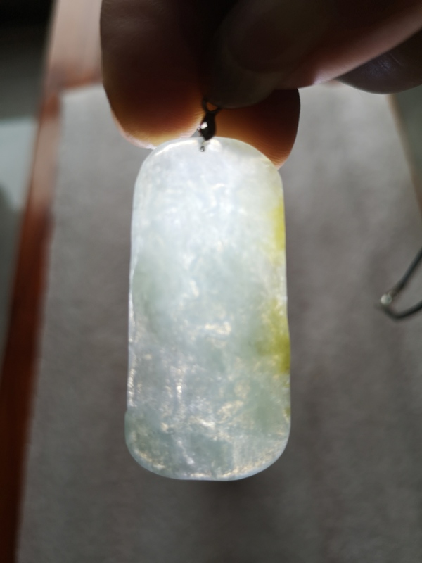 古玩玉器天然翡翠雕“山水”牌拍賣,當前價格298元