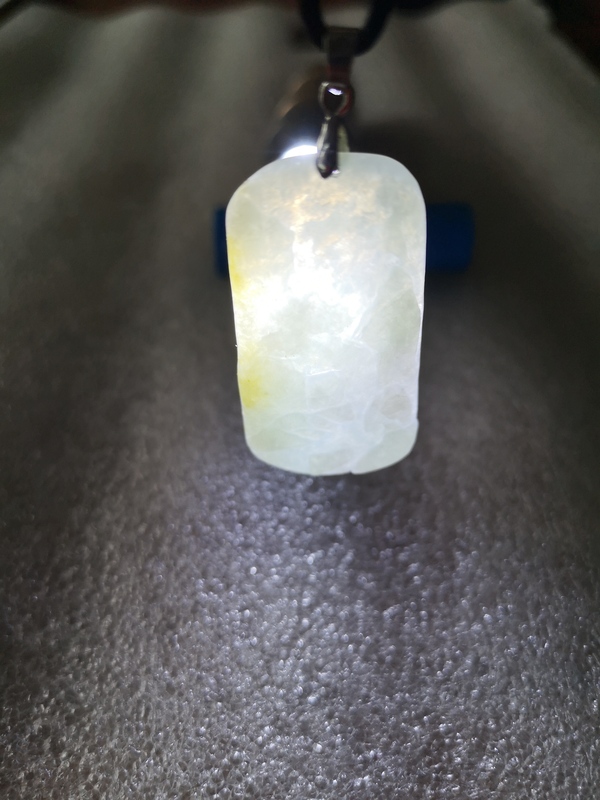 古玩玉器天然翡翠雕“山水”牌拍賣,當前價格298元