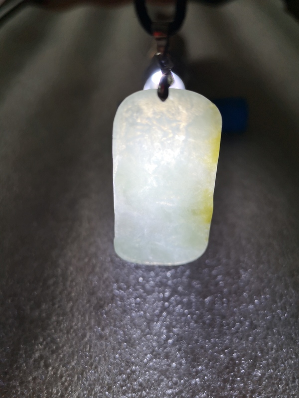 古玩玉器天然翡翠雕“山水”牌拍賣,當前價格298元