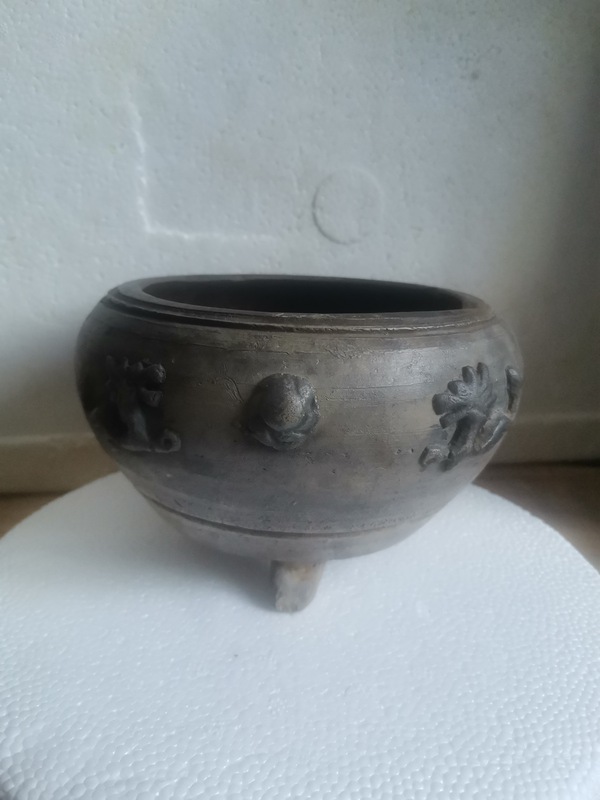 古玩陶瓷龍紋陶爐拍賣,當前價格800元