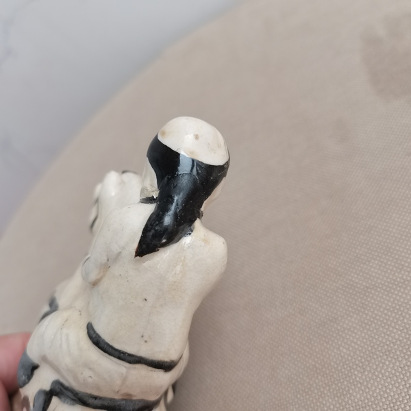 古玩陶瓷元代白衣少年騎馬瓷塑(館藏級精品)拍賣,當前價格8800元