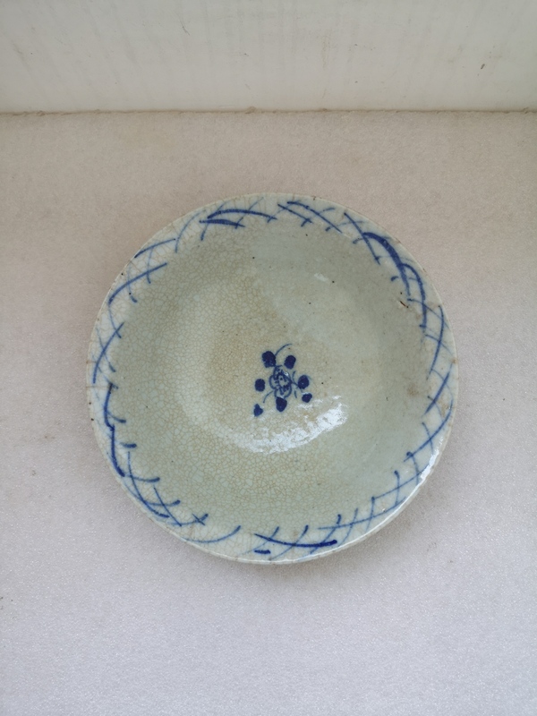 古玩陶瓷哥釉青花碗拍賣,當前價格680元