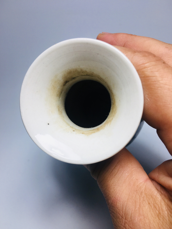 古玩陶瓷青花纏枝花紋瓶拍賣,當前價格600元