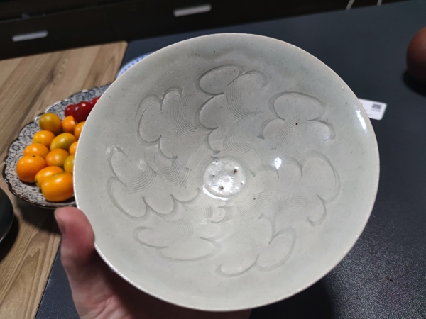 古玩陶瓷湖田碗拍賣，當(dāng)前價格2200元