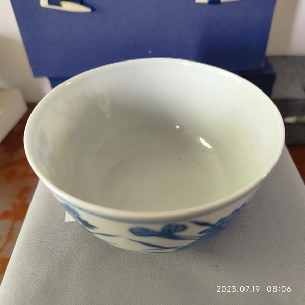 古玩陶瓷乾隆年制款四季花卉青花小碗拍賣,當(dāng)前價格8500元