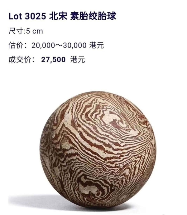 古玩陶瓷唐代絞胎步打球捶丸【域鑒實物鑒定】拍賣,當前價格6888元