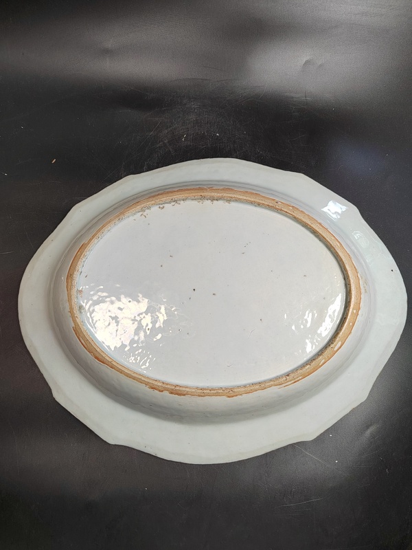古玩陶瓷粉彩蝴蝶花卉紋盤拍賣,當前價格1999元